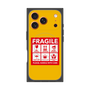 Premium Square Case with MagSafe［ FRAGILE Sticker - Yellow ］