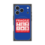Premium Square Case with MagSafe［ FRAGILE Sticker - Blue ］