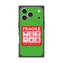 Premium Square Case with MagSafe［ FRAGILE Sticker - Green ］