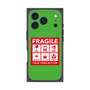 Premium Square Case with MagSafe［ FRAGILE Sticker - Green ］