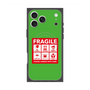 Premium Square Case with MagSafe［ FRAGILE Sticker - Green ］