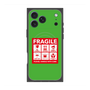 Premium Square Case with MagSafe［ FRAGILE Sticker - Green ］
