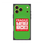 Premium Square Case with MagSafe［ FRAGILE Sticker - Green ］