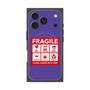 Premium Square Case with MagSafe［ FRAGILE Sticker - Purple ］