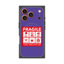 Premium Square Case with MagSafe［ FRAGILE Sticker - Purple ］