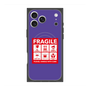 Premium Square Case with MagSafe［ FRAGILE Sticker - Purple ］