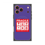 Premium Square Case with MagSafe［ FRAGILE Sticker - Purple ］