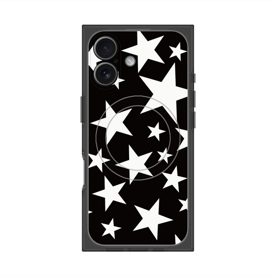 Premium Square Case with MagSafe［ Stars - Black ］