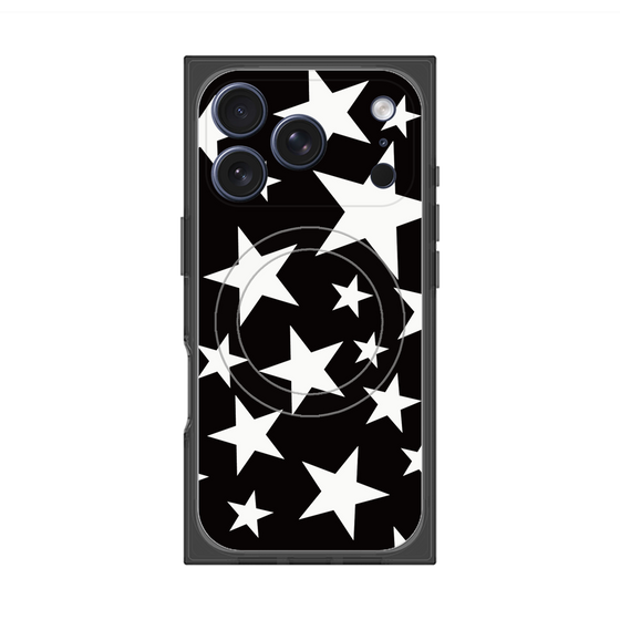 Premium Square Case with MagSafe［ Stars - Black ］