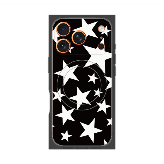 Premium Square Case with MagSafe［ Stars - Black ］