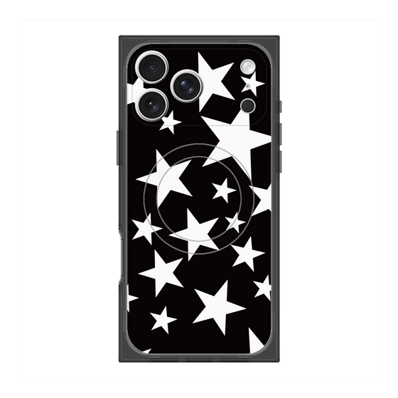 Premium Square Case with MagSafe［ Stars - Black ］