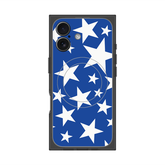 Premium Square Case with MagSafe［ Stars - Blue ］