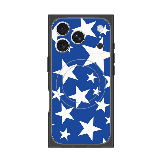 Premium Square Case with MagSafe［ Stars - Blue ］
