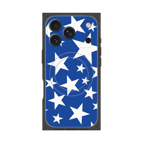 Premium Square Case with MagSafe［ Stars - Blue ］