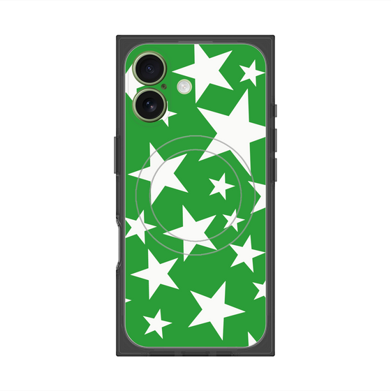 Premium Square Case with MagSafe［ Stars - Green ］