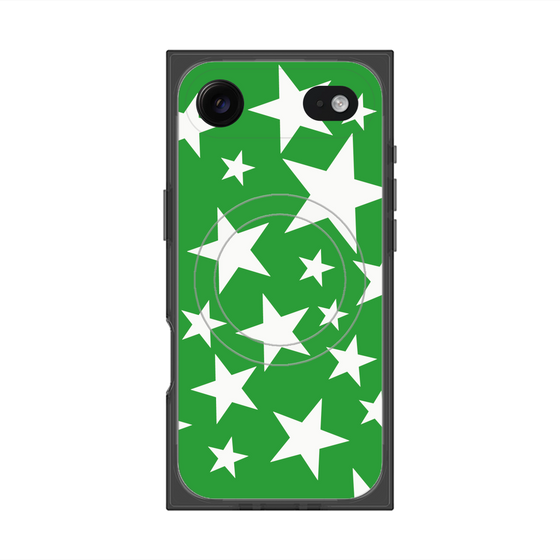 Premium Square Case with MagSafe［ Stars - Green ］