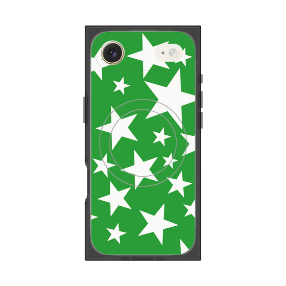 Premium Square Case with MagSafe［ Stars - Green ］