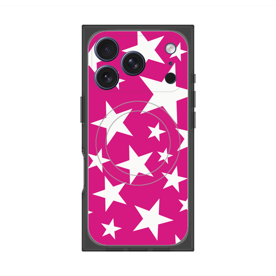 Premium Square Case with MagSafe［ Stars - Pink ］
