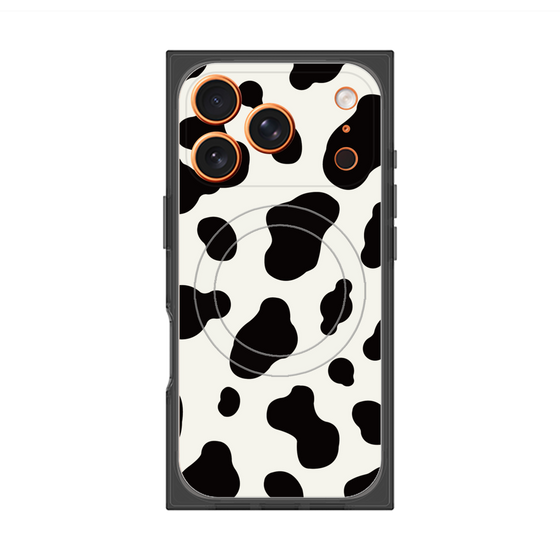 Premium Square Case with MagSafe［ Cow - White ］