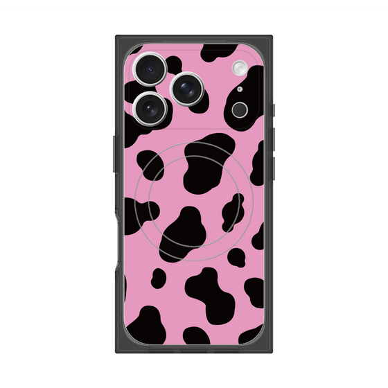 Premium Square Case with MagSafe［ Cow - Pink ］