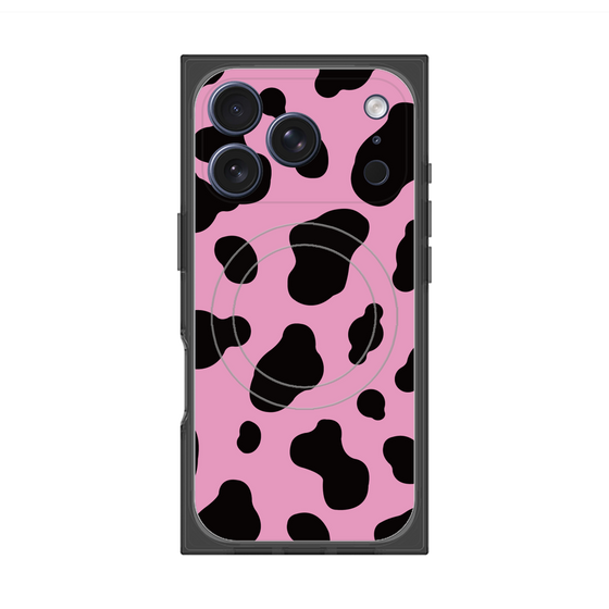 Premium Square Case with MagSafe［ Cow - Pink ］