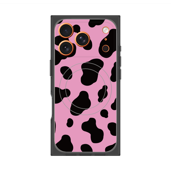Premium Square Case with MagSafe［ Cow - Pink ］