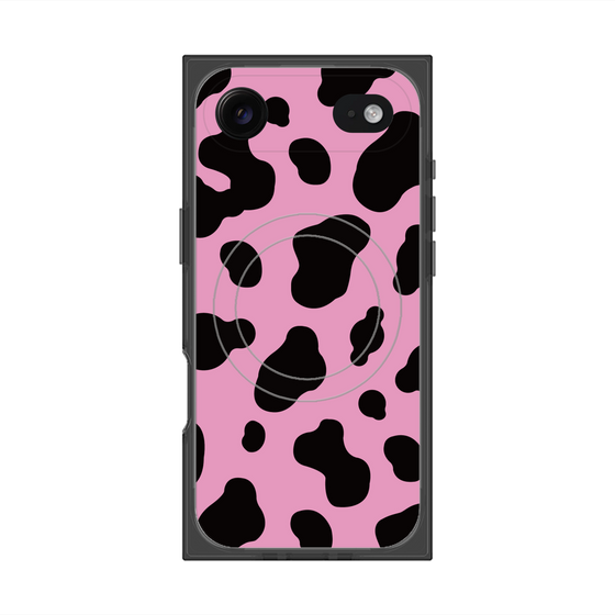 Premium Square Case with MagSafe［ Cow - Pink ］