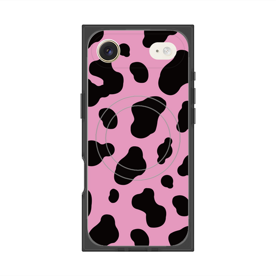 Premium Square Case with MagSafe［ Cow - Pink ］