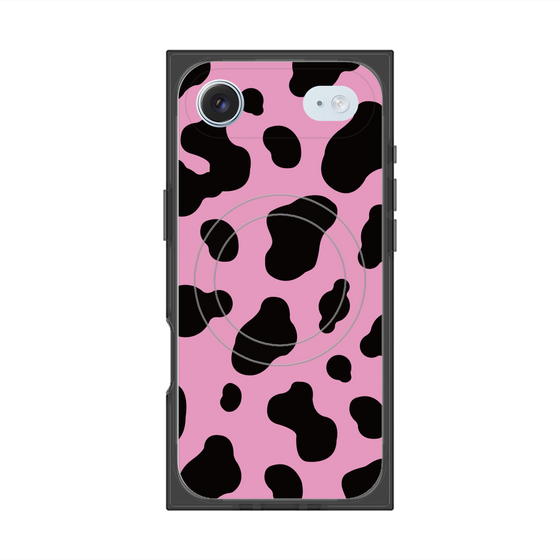 Premium Square Case with MagSafe［ Cow - Pink ］
