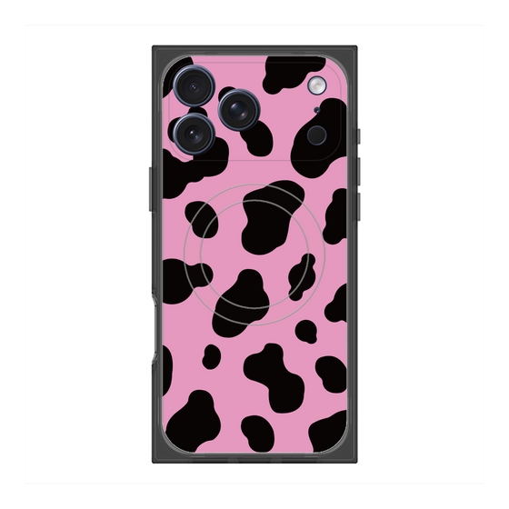 Premium Square Case with MagSafe［ Cow - Pink ］