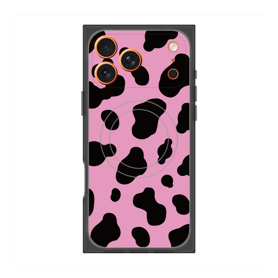 Premium Square Case with MagSafe［ Cow - Pink ］