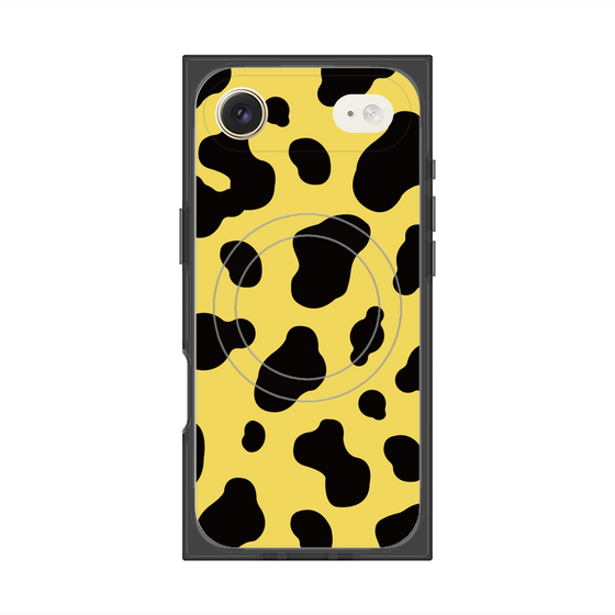 Premium Square Case with MagSafe［ Cow - Yellow ］