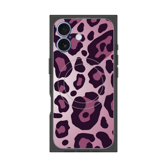 Premium Square Case with MagSafe［ Leopard - Pink ］