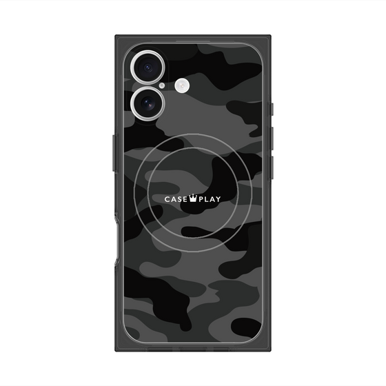 Premium Square Case with MagSafe［ Camouflage - Black ］