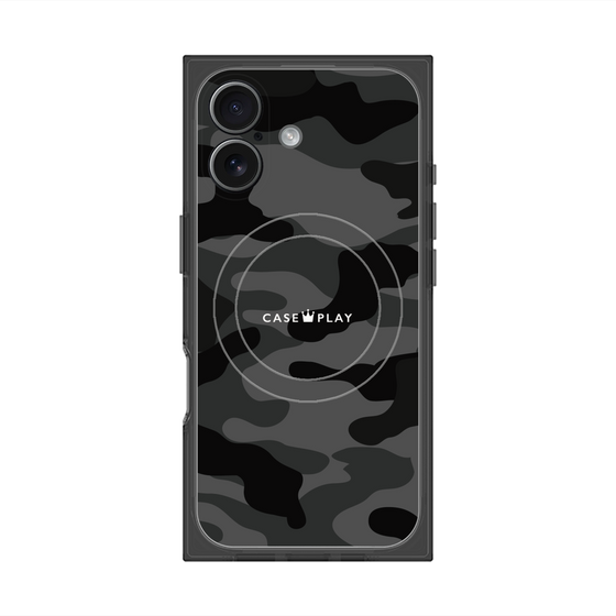 Premium Square Case with MagSafe［ Camouflage - Black ］