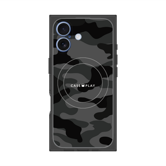 Premium Square Case with MagSafe［ Camouflage - Black ］