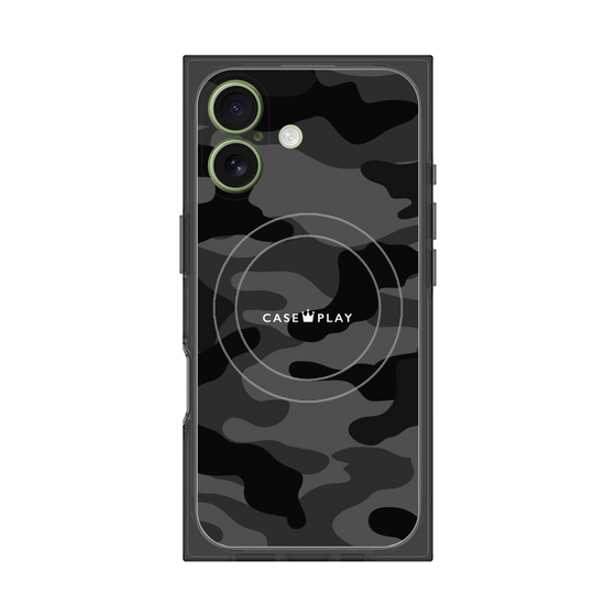 Premium Square Case with MagSafe［ Camouflage - Black ］