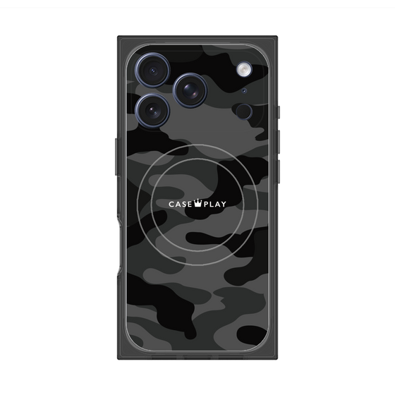 Premium Square Case with MagSafe［ Camouflage - Black ］