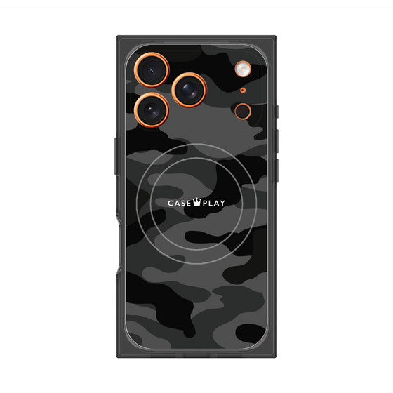 Premium Square Case with MagSafe［ Camouflage - Black ］