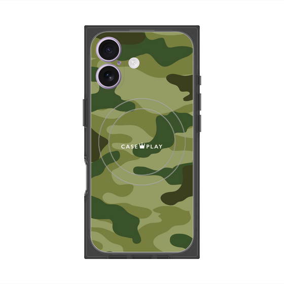 Premium Square Case with MagSafe［ Camouflage - Green ］
