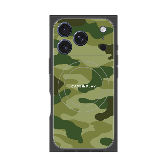 Premium Square Case with MagSafe［ Camouflage - Green ］