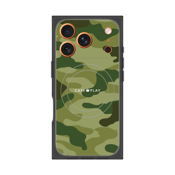 Premium Square Case with MagSafe［ Camouflage - Green ］