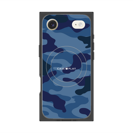 Premium Square Case with MagSafe［ Camouflage - Blue ］