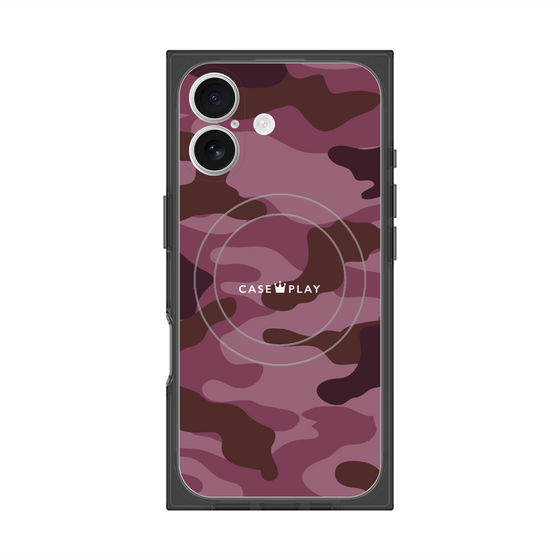 Premium Square Case with MagSafe［ Camouflage - Pink ］
