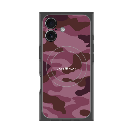 Premium Square Case with MagSafe［ Camouflage - Pink ］