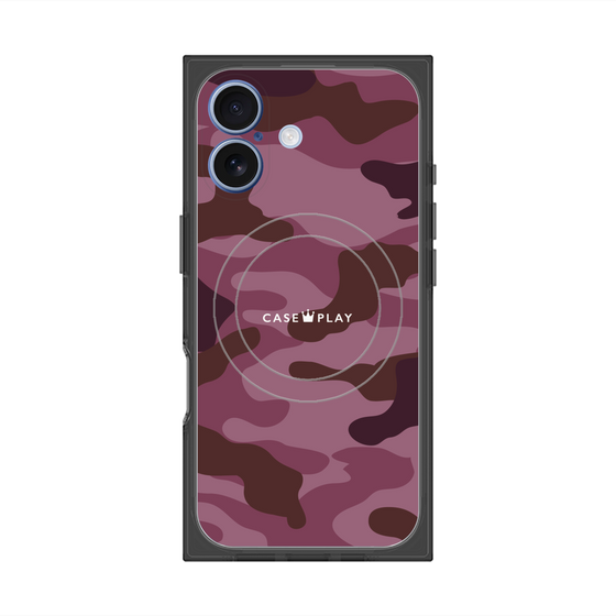 Premium Square Case with MagSafe［ Camouflage - Pink ］