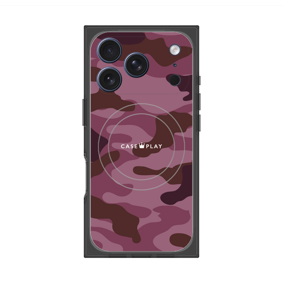 Premium Square Case with MagSafe［ Camouflage - Pink ］