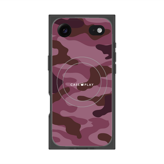 Premium Square Case with MagSafe［ Camouflage - Pink ］