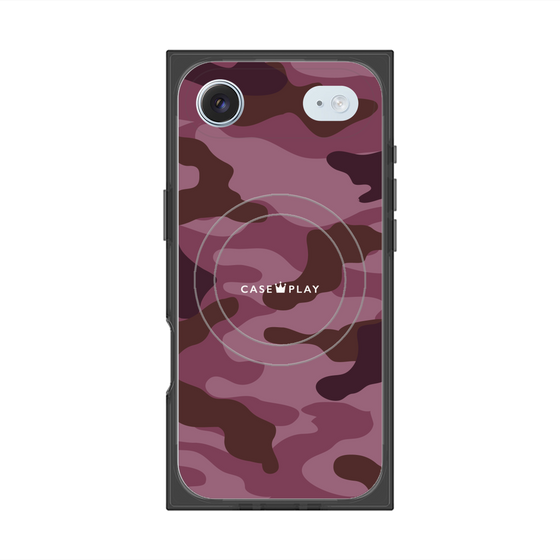Premium Square Case with MagSafe［ Camouflage - Pink ］