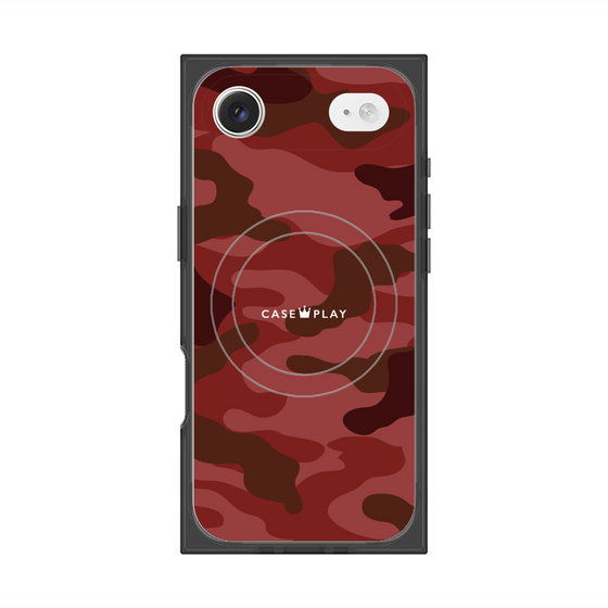 Premium Square Case with MagSafe［ Camouflage - Red ］